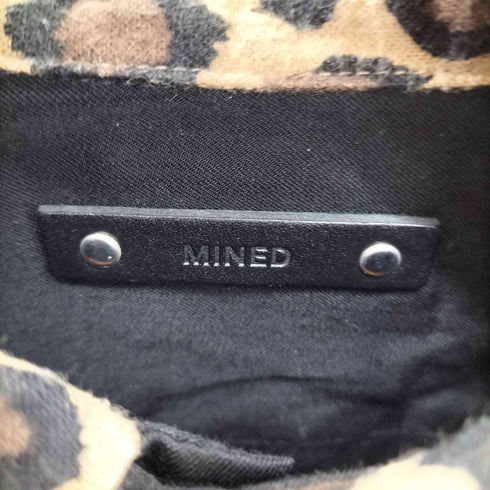 マインデニム MINEDENIM Leopard Trimming S/S Open Collar SH レオパード オープンカラーシャツ メンズ JPN:2
