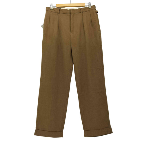 ポロバイラルフローレン Polo by RALPH LAUREN 90S 2Tuck Slacks ヘリンボーン アジャスター付き ワイドテーパード 2タック スラックス メンズ