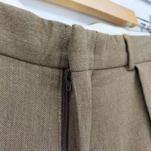 ポロバイラルフローレン Polo by RALPH LAUREN 90S 2Tuck Slacks ヘリンボーン アジャスター付き ワイドテーパード 2タック スラックス メンズ