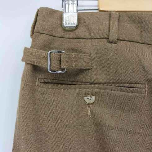 ポロバイラルフローレン Polo by RALPH LAUREN 90S 2Tuck Slacks ヘリンボーン アジャスター付き ワイドテーパード 2タック スラックス メンズ