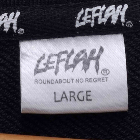 レフラー Leflah 刺繍ロゴ 621 スウェットパーカー メンズ JPN:L