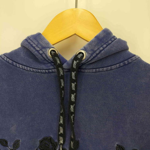 レフラー Leflah 薔薇刺繍 スウェットパーカー メンズ JPN:M