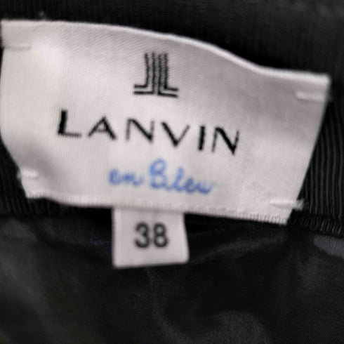 ランバンオンブルー LANVIN en Bleu ウールフレアミニスカート レディース JPN:38