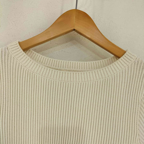 デプレ DES PRES 23SS コットンポリエステルコイルヤーン ボートネックプルオーバー レディース FREE