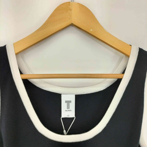 TALMUS 21SS サイドベルトデザイン ノースリーブワンピース レディース 40