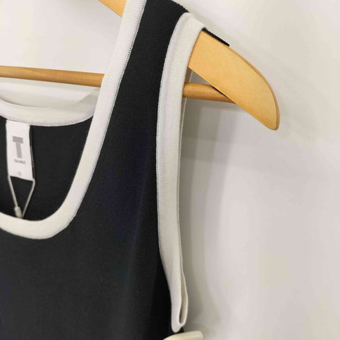 TALMUS 21SS サイドベルトデザイン ノースリーブワンピース レディース 40