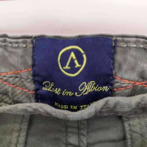 ロストインアルビオン LOST IN ALBION イタリア製 刺繍 カーゴショーツ メンズ 46