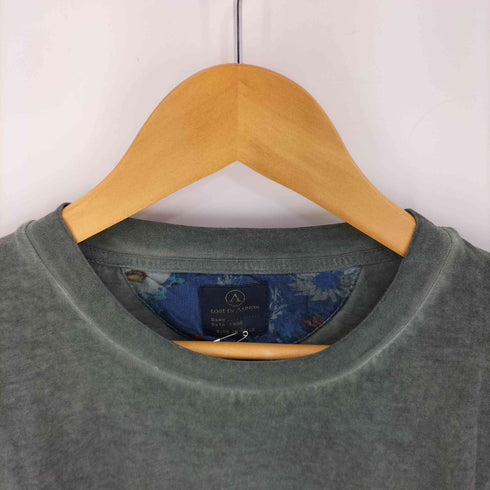 ロストインアルビオン LOST IN ALBION イタリア製 刺繍 ポケット クルーネックTシャツ メンズ import:M
