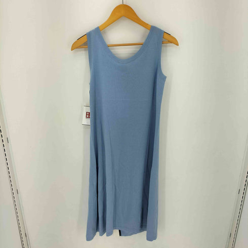 TALMUS 21SS ロゴプリント サイドボタン ノースリーブワンピース レディース 38