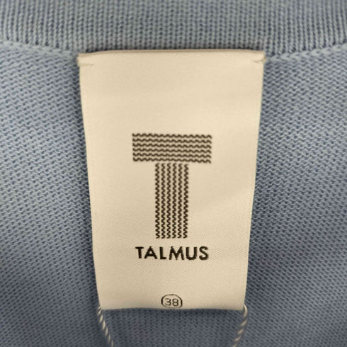 TALMUS 21SS ロゴプリント サイドボタン ノースリーブワンピース レディース 38
