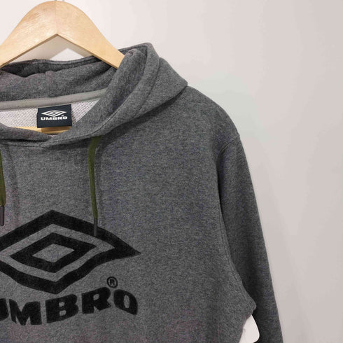 アンブロ UMBRO HERITAGE パーカースウェットトップ(ブラック) メンズ O