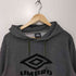 アンブロ UMBRO HERITAGE パーカースウェットトップ(ブラック) メンズ O