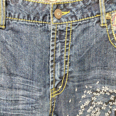 オリエンタルブランドニシキ ORIENTAL BRAND 錦 和柄 刺繍 ジーンズ メンズ 36