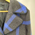 アルマーニエクスチェンジ ARMANI EXCHANGE チェック柄 パイピングロングコート レディース import:M