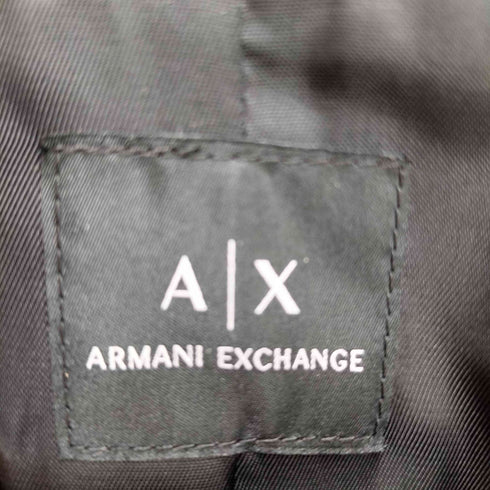 アルマーニエクスチェンジ ARMANI EXCHANGE チェック柄 パイピングロングコート レディース import:M