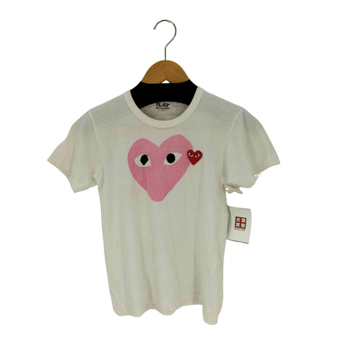 プレイコムデギャルソン PLAY COMME des GARCONS ハートロゴプリントカットソー レディース import:S
