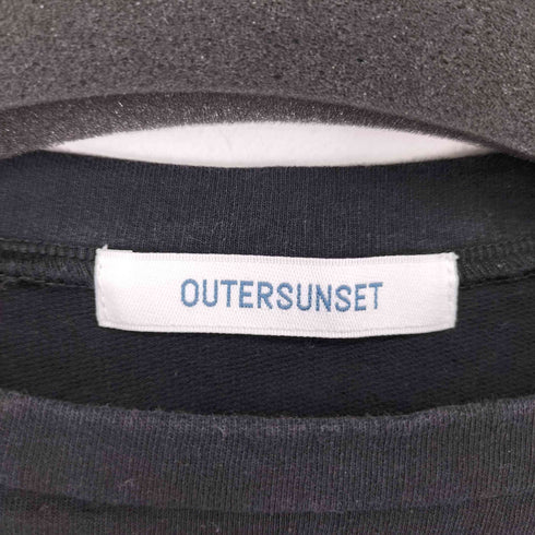 アウターサンセット OUTERSUNSET フレンチスリーブ プリントクルーネックTシャツ レディース