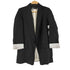 ザラ ZARA LINEN BLEND PRINTED CUFF BLAZER レディース S