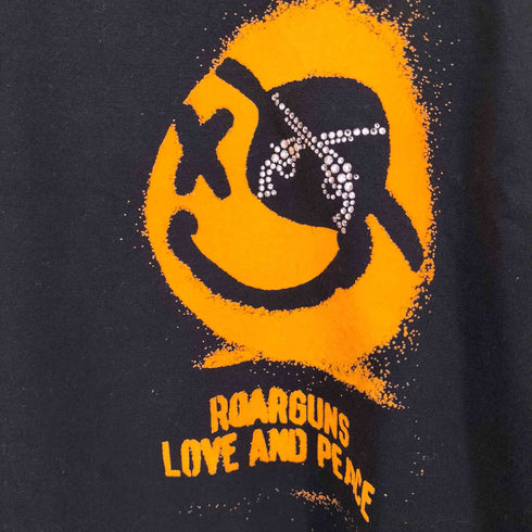 ロアーローガンス roar roarguns スマイルSS Tシャツ スワロフスキー 二丁拳銃 メンズ JPN:4