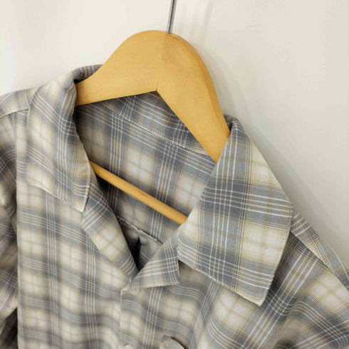BROKEN BASE ロングスリーブチェックシャツ メンズ import:M
