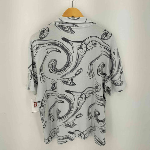 ザラ ZARA 総柄 開襟 S/S シャツ メンズ import:XL