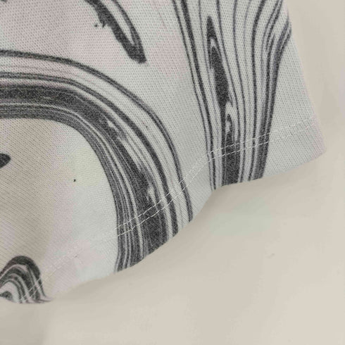 ザラ ZARA 総柄 開襟 S/S シャツ メンズ import:XL