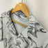 ザラ ZARA 総柄 開襟 S/S シャツ メンズ import:XL