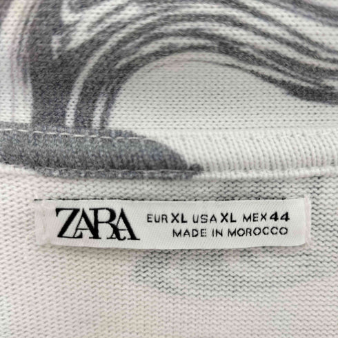 ザラ ZARA 総柄 開襟 S/S シャツ メンズ import:XL