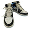 ジョーダンブランド JORDAN BRAND Air Jordan 1 Mid Black/University Blue レディース JPN:25