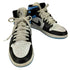 ジョーダンブランド JORDAN BRAND Air Jordan 1 Mid Black/University Blue レディース JPN:25