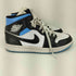 ジョーダンブランド JORDAN BRAND Air Jordan 1 Mid Black/University Blue レディース JPN:25