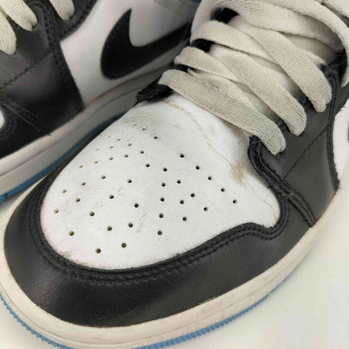 ジョーダンブランド JORDAN BRAND Air Jordan 1 Mid Black/University Blue レディース JPN:25