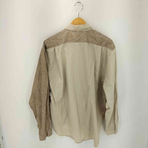 garsonwave ペイズリー柄 セパレートデザイン L/S シャツ メンズ JPN:2
