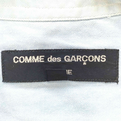 コムデギャルソンオム COMME des GARCONS HOMME 09SS バイカラー リネン混シャツ 異素材切替 メンズ SS