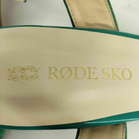 ロデスコ RODE SKO アンクルストラップ オープントゥパンプス レディース 37