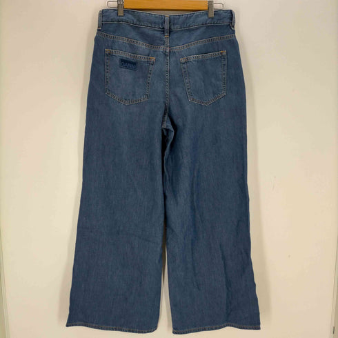 ガニー Ganni Light Denim Wide Jeans MID BLUE VINTAGE メンズ 30