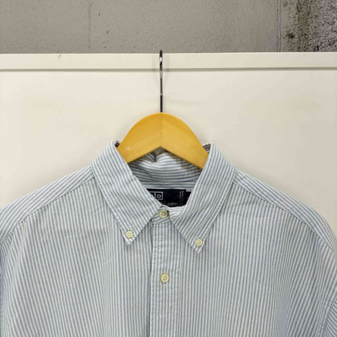 ポロバイラルフローレン Polo by RALPH LAUREN ストライプ柄ボタンダウンシャツ メンズ 17 34/35