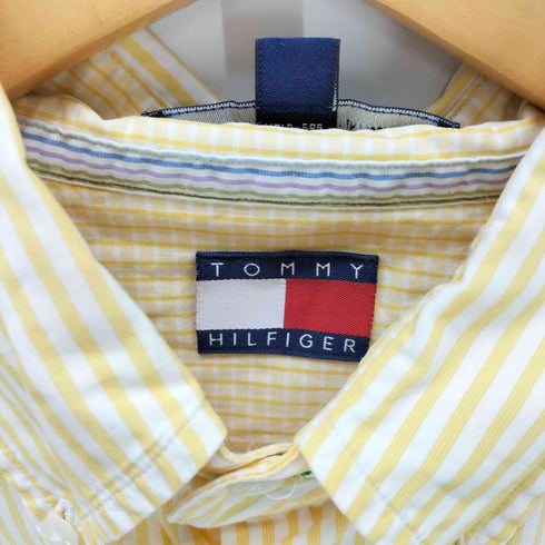 トミーヒルフィガー TOMMY HILFIGER 90S-00S ストライプボタンダウンシャツ メンズ 16 1/2