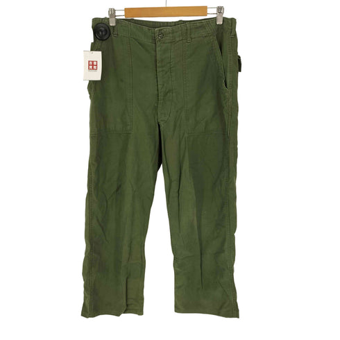 ユーエスアーミー U.S. ARMY 60S SATEEN OG107 Trousers ボタンフライ ベイカーパンツ 62年製 メンズ LARGE