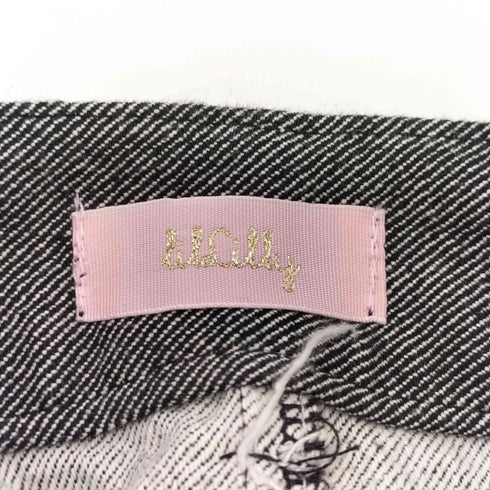 リルリリー lilLilly カットアウト シャンブレー リメイク デニムパンツ レディース JPN:1