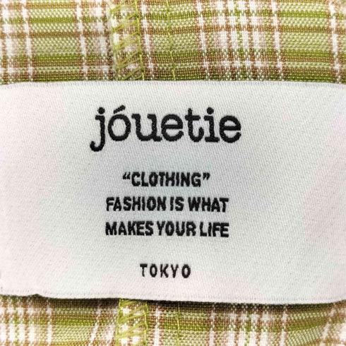 ジュエティ jouetie パターン 2WAY ジャケット パンツ チェック柄 セットアップ レディース M