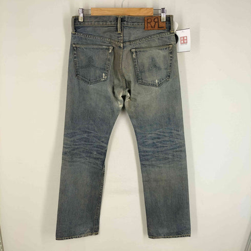 ダブルアールエルラルフローレン RRL RALPH LAUREN ボタンフライ 赤耳 STRAIGHT ジーンズ メンズ 29×30