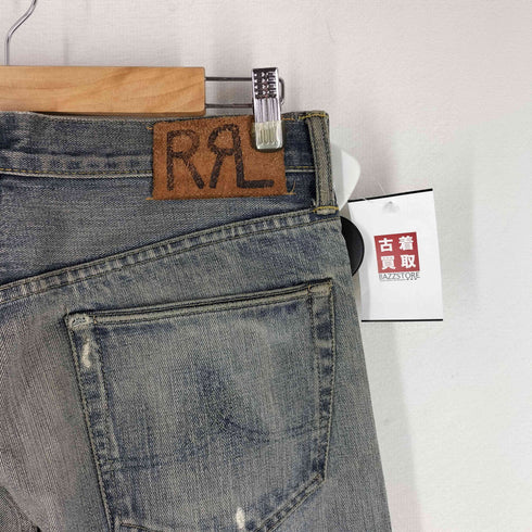 ダブルアールエルラルフローレン RRL RALPH LAUREN ボタンフライ 赤耳 STRAIGHT ジーンズ メンズ 29×30