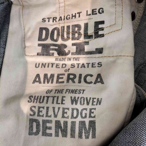 ダブルアールエルラルフローレン RRL RALPH LAUREN ボタンフライ 赤耳 STRAIGHT ジーンズ メンズ 29×30