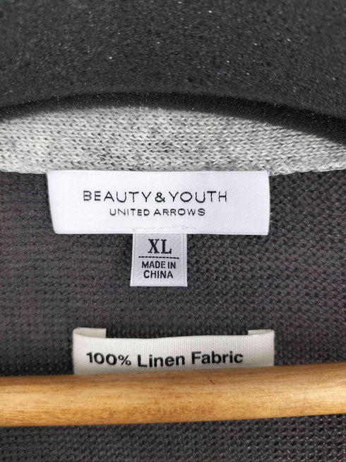 ビューティーアンドユースユナイテッドアローズ BEAUTY & YOUTH UNITED ARROWS パネル Vネックカーディガン メンズ JPN:XL