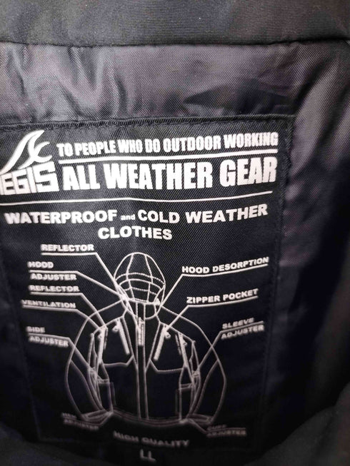 イージス AEGIS 透湿防水防寒ジャケットBIKERS メンズ LL