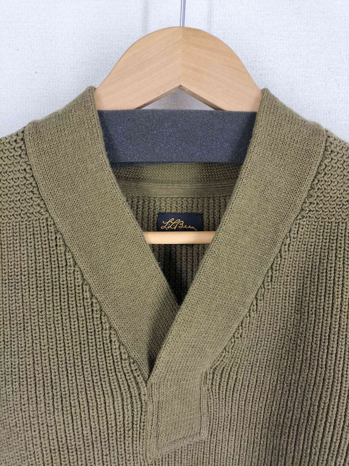 エルエルビーン L.L.Bean 筆記体タグ復刻 Vネックセーター メンズ import:S