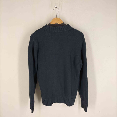 エルエルビーン L.L.Bean 筆記体タグ復刻 クルーネックニット メンズ import:M