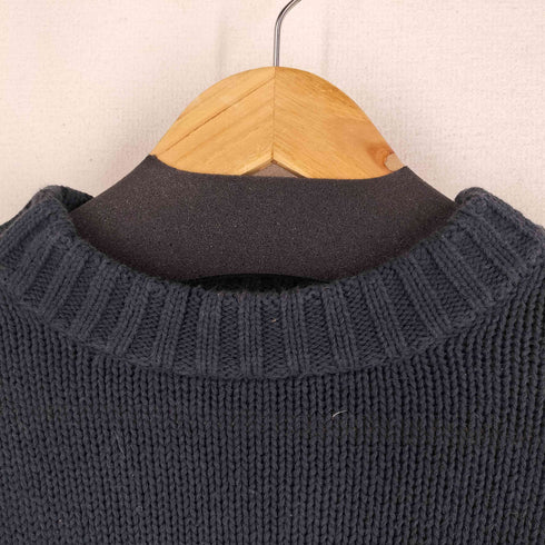 エルエルビーン L.L.Bean 筆記体タグ復刻 クルーネックニット メンズ import:M