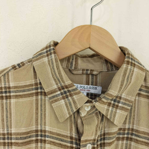 ユーエスポロアッスン U.S.POLO ASSN 刺繍ロゴネルシャツ メンズ JPN:L
